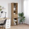 vidaXL Highboard Remeseln&yacute; dub 40 x 42,5 x 185 cm Kompozitn&eacute; drevo