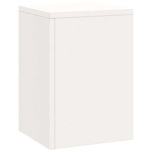 vidaXL Stojan na rastliny 3 pcs Biela Oceľ