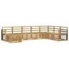 vidaXL Z&aacute;hradn&aacute; s&uacute;prava gaučov 8 pcs Biela 306 x 187,5 x 73 cm