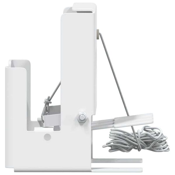 vidaXL rabatabilă Biela 18 x 14.5 x 16 cm Oceľ