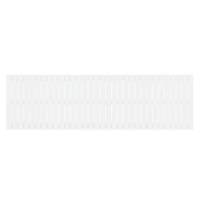 vidaXL Nástenné čelo postele biele 204x3x60 cm masívna borovica