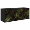 vidaXL N&aacute;stenn&yacute; TV kabinet ELBURG 102 x 33 x 40 cm Čierny dub