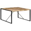 vidaXL Jed&aacute;lensk&yacute; st&ocirc;l 140x140x75 cm surov&eacute; mangovn&iacute;kov&eacute; drevo