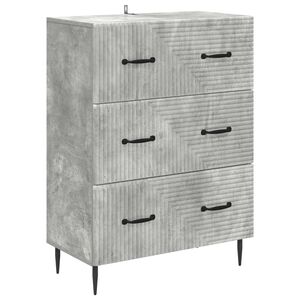 vidaXL Z&aacute;suvkov&yacute; kabinet Bet&oacute;novo siv&aacute; 66 x 34,5 x 89,5 cm