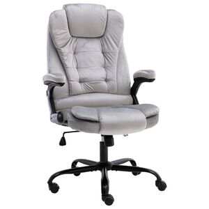 vidaXL Kancel&aacute;rske kreslo bledosiv&eacute; zamatov&eacute;
