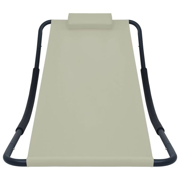 vidaXL Z&aacute;hradn&aacute; posteľ kr&eacute;mov&aacute; 200x90 cm oceľov&aacute;