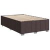 vidaXL Boxspring posteľ s matracom tmavohned&aacute; 120x190 cm l&aacute;tka