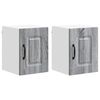 vidaXL Dvierka na um&yacute;vačku Kalmar 2 pcs Siv&yacute; Sonoma 30 x 31 x 40 cm