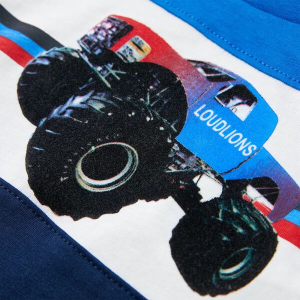 Detsk&eacute; tričko modr&eacute; a n&aacute;morn&iacute;cke 92