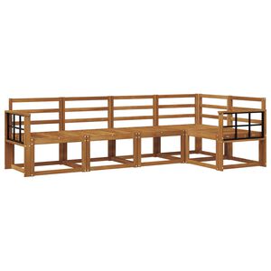 vidaXL Z&aacute;hradn&aacute; s&uacute;prava gaučov 5 pcs Pr&iacute;rodn&aacute;