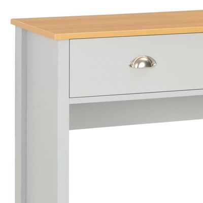 vidaXL Konzolový stolík sivý 97x35x76 cm