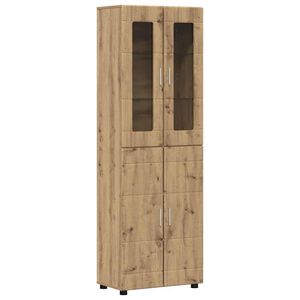 vidaXL Highboard FLORIN 60 x 35 x 182 cm Remeseln&yacute; dub