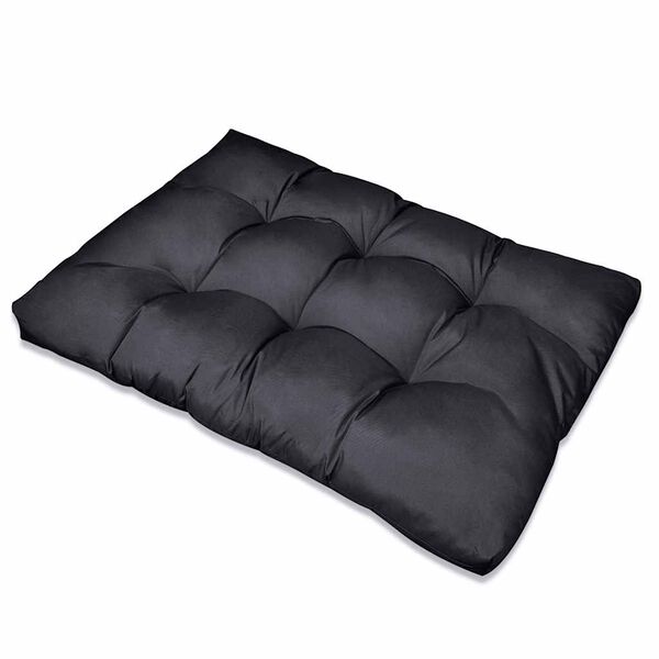 vidaXL Vankúš na paletový gauč 13 pcs Čierna 120 x 80 x 10 cm látka