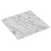 vidaXL Samo-lepiace podlahov&eacute; dosky Biela a hned&aacute; 30,5 x 30,5 cm 20 ks