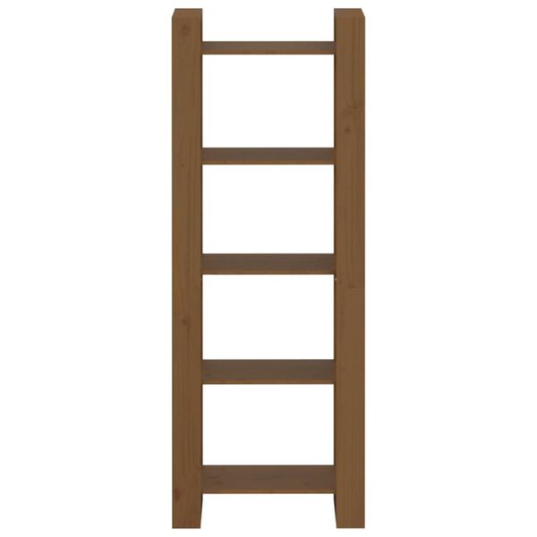 vidaXL Knižnica/deliaca stena hned&aacute; 60x35x160 cm mas&iacute;vna borovica