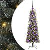 vidaXL Umel&yacute; vianočn&yacute; stromček Zelen&aacute; 120 cm PVC, plast a oceľ