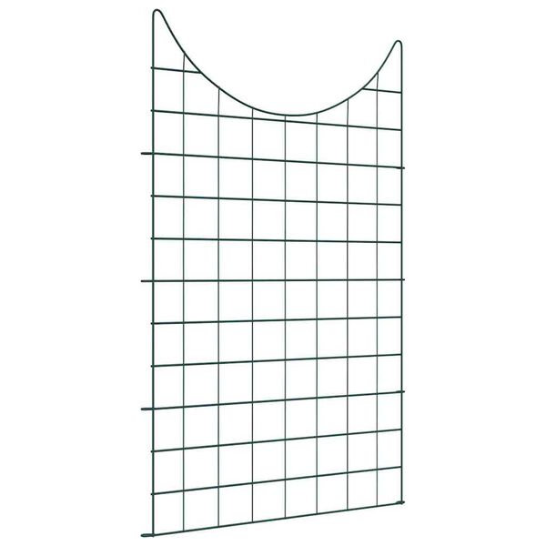 vidaXL Sada plotu pre rybn&iacute;k 8 pcs Zelen&aacute; 50 x 80 cm Oceľ