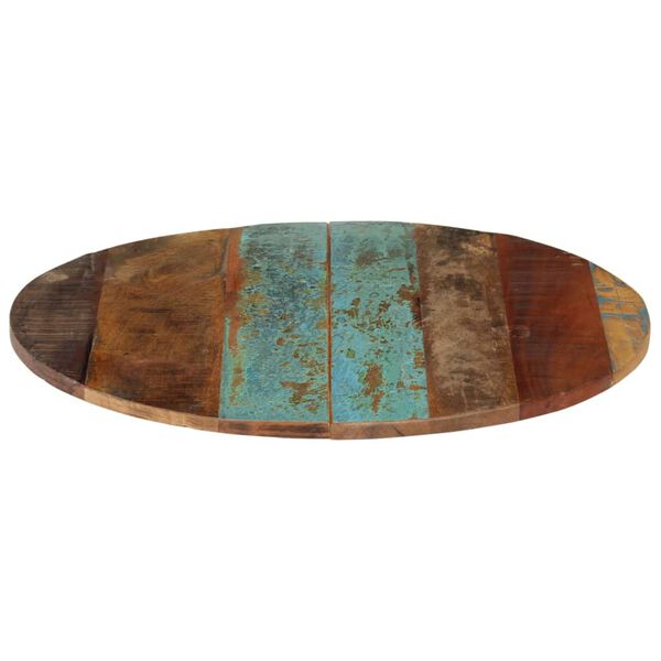 vidaXL Okrúhla stolová doska 60 cm, 15-16 mm, recyklovaný masív