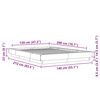 vidaXL Posteľn&yacute; r&aacute;m dymov&yacute; dub 120x200 cm kompozitn&eacute; drevo