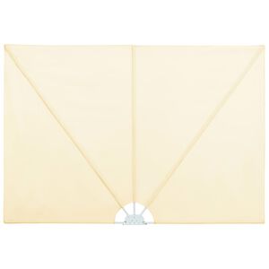 vidaXL Skladacia bočn&aacute; mark&iacute;za na terasu, kr&eacute;mov&aacute; 240x160 cm