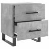 vidaXL Nočn&eacute; stol&iacute;ky 2 ks bet&oacute;novo siv&eacute; 40x35x47,5 cm kompozitn&eacute; drevo