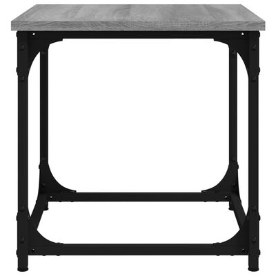 vidaXL Príručný stolík sivý dub sonoma 40x40x40 cm spracované drevo