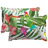 vidaXL Poťah na podložku 2 ks HOUTEN Viacfarebn&yacute; 50 x 70 cm Polyester
