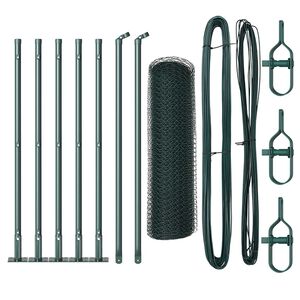 vidaXL Stĺp na plot. Zelen&aacute;