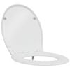 vidaXL WC sedadlo Biela 47 x 37 x 4 cm Duroplast