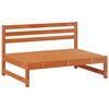 vidaXL Z&aacute;hradn&yacute; lounge set 6 pcs Voskov&aacute; Hned&aacute; Mas&iacute;vna borovica