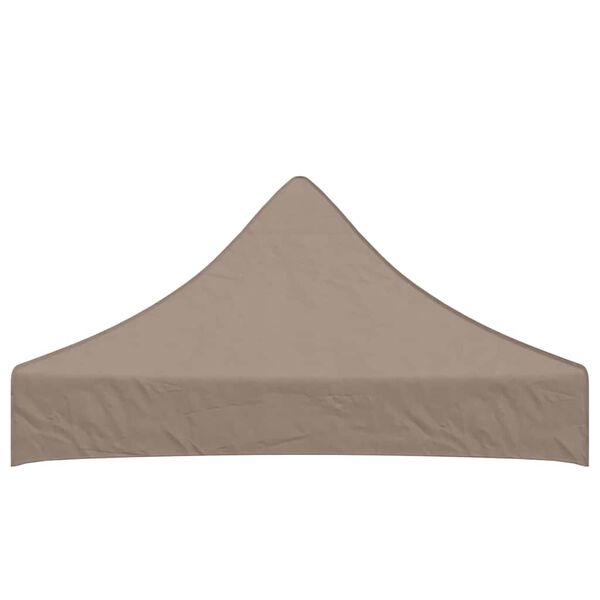 vidaXL Strecha na párty stan 2x2 m, sivohnedá 270 g/m²