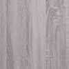 vidaXL Stôl sivý dub sonoma 140x50x75 cm kompozitné drevo