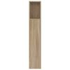 vidaXL Čelo postele so skrinkou dub sonoma 160x18,5x104,5 cm