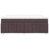 vidaXL Boxspring posteľ s matracom tmavohned&aacute; 160x200 cm l&aacute;tka