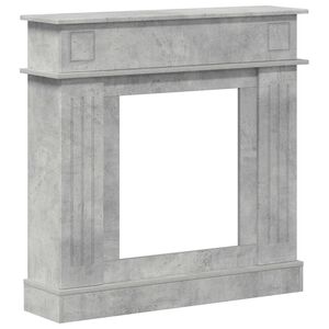 vidaXL R&aacute;m krbu Bet&oacute;novo siv&aacute; 102 x 26 x 100 cm Kompozitn&eacute; drevo