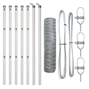 vidaXL Stĺp na plot. Strieborn&aacute;