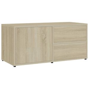vidaXL TV skrinka, dub sonoma 80x34x36 cm, kompozitn&eacute; drevo