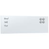 vidaXL N&aacute;stenn&aacute; magnetick&aacute; tabuľa biela 60x20 cm tvrden&eacute; sklo