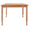 vidaXL Záhradný jedálenský stôl 200x100x75 cm teakový masív
