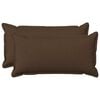 vidaXL Poťah na podložku 2 pcs HOUTEN Hned&aacute; 40 x 70 cm Falo&scaron;n&yacute; ľan