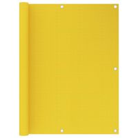 vidaXL Balkónová markíza žltá 120x300 cm HDPE