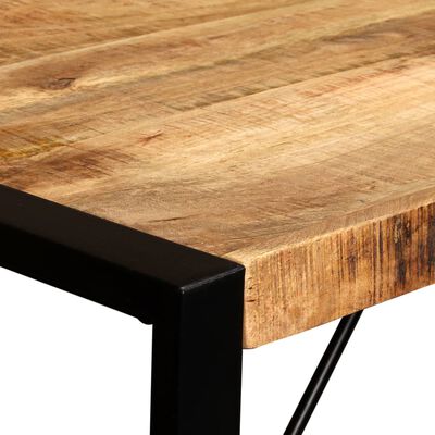 vidaXL Jedálenský stôl, masívne surové mangovníkové drevo, 120 cm