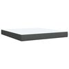 vidaXL Boxspring posteľ s matracom tmavosiv&aacute; 180x200 cm l&aacute;tka
