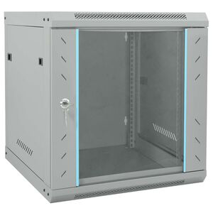 vidaXL Sieťov&yacute; kabinet s &uacute;ložiskom Siv&aacute; 53 x 60 x 60 cm Oceľ