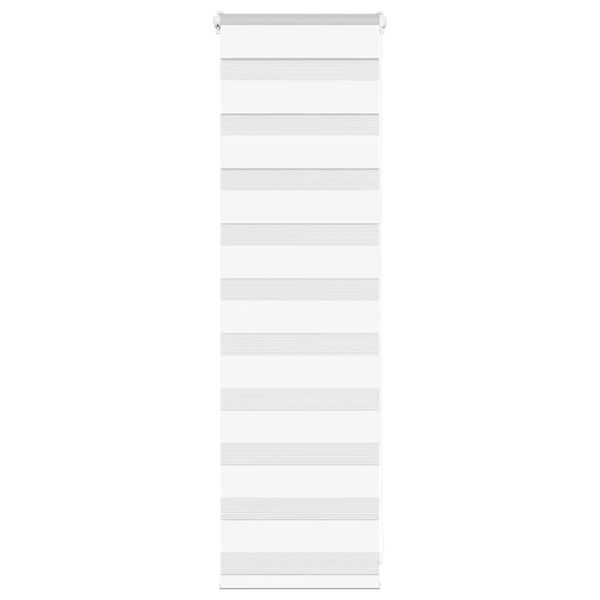 vidaXL Zebra roleta biela 50x100 cm &scaron;&iacute;rka l&aacute;tky 45,9 cm polyester