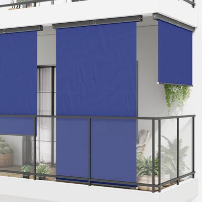 vidaXL Bočná markíza na balkón 165x250 cm, modrá