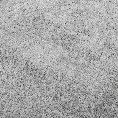 vidaXL Chlpatý koberec s vysokým vlasom moderný sivý 60x110 cm