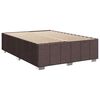 vidaXL Boxspring posteľ s matracom tmavohned&aacute; 140x190 cm l&aacute;tka