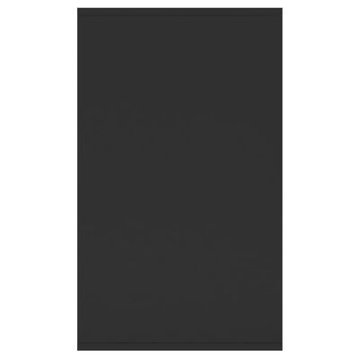 vidaXL Komoda čierna 135x41x75 cm drevotrieska