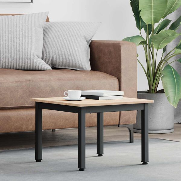 vidaXL Konferenčn&yacute; stol&iacute;k Pr&iacute;rodn&aacute; 50 x 50 x 36 cm